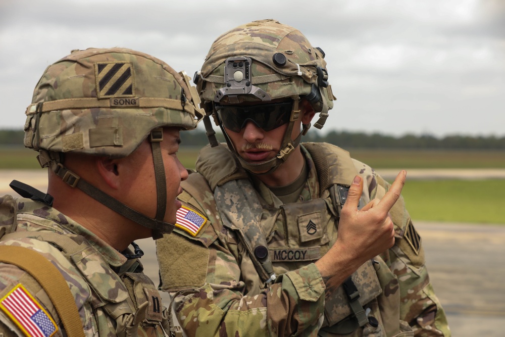 Soldiers and Airmen work together during Swamp Avenger 2024