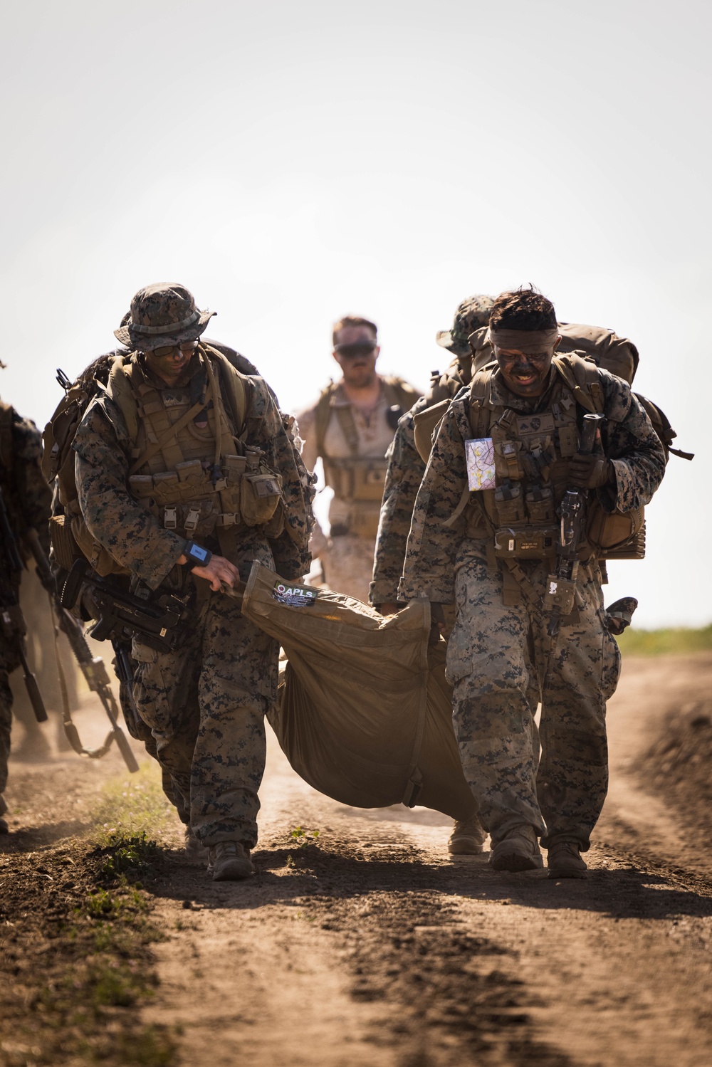 U.S. Marines participate in annual 1st MARDIV squad competition