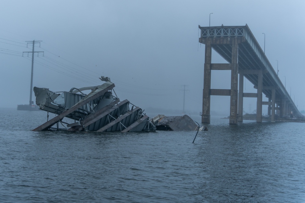 Key Bridge debris removal continues