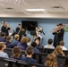 Navy Band Southeast Windward Brass Quintet performs for Cornerstone Classical Academy