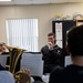 Navy Band Southeast Trombonist coaches brass students at Cornerstone Classical Academy
