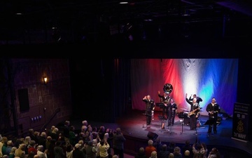 Navy Band Southeast Deckplate Brass Band receives standing ovation at Tybee Post Theater