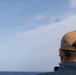 Sailors aboard the USS Howard conduct an air defense exercise in the Philippine Sea