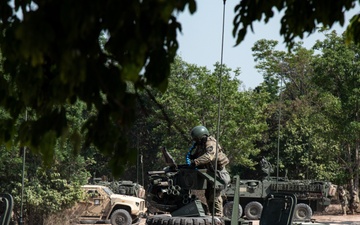 2-2 SBCT platoon live fire exercises in Sa Kaeo Province during Cobra Gold 2024