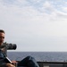 Sailors aboard the USS Howard conduct an air defense exercise in the Philippine Sea