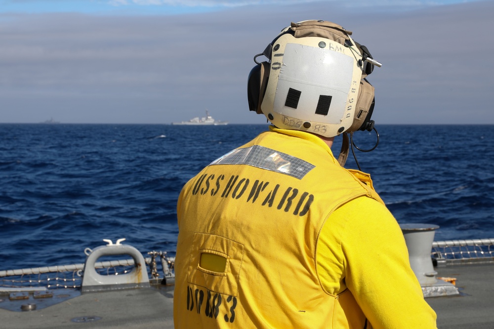 DVIDS - Images - Sailors aboard the USS Howard conduct flight quarters ...