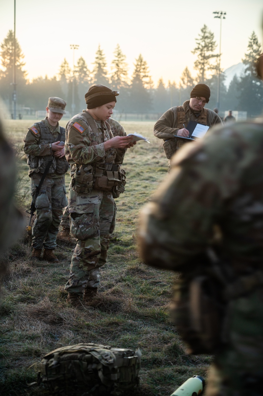 Pacific Lutheran University ROTC Cadets train at JBLM for Lute Paratus