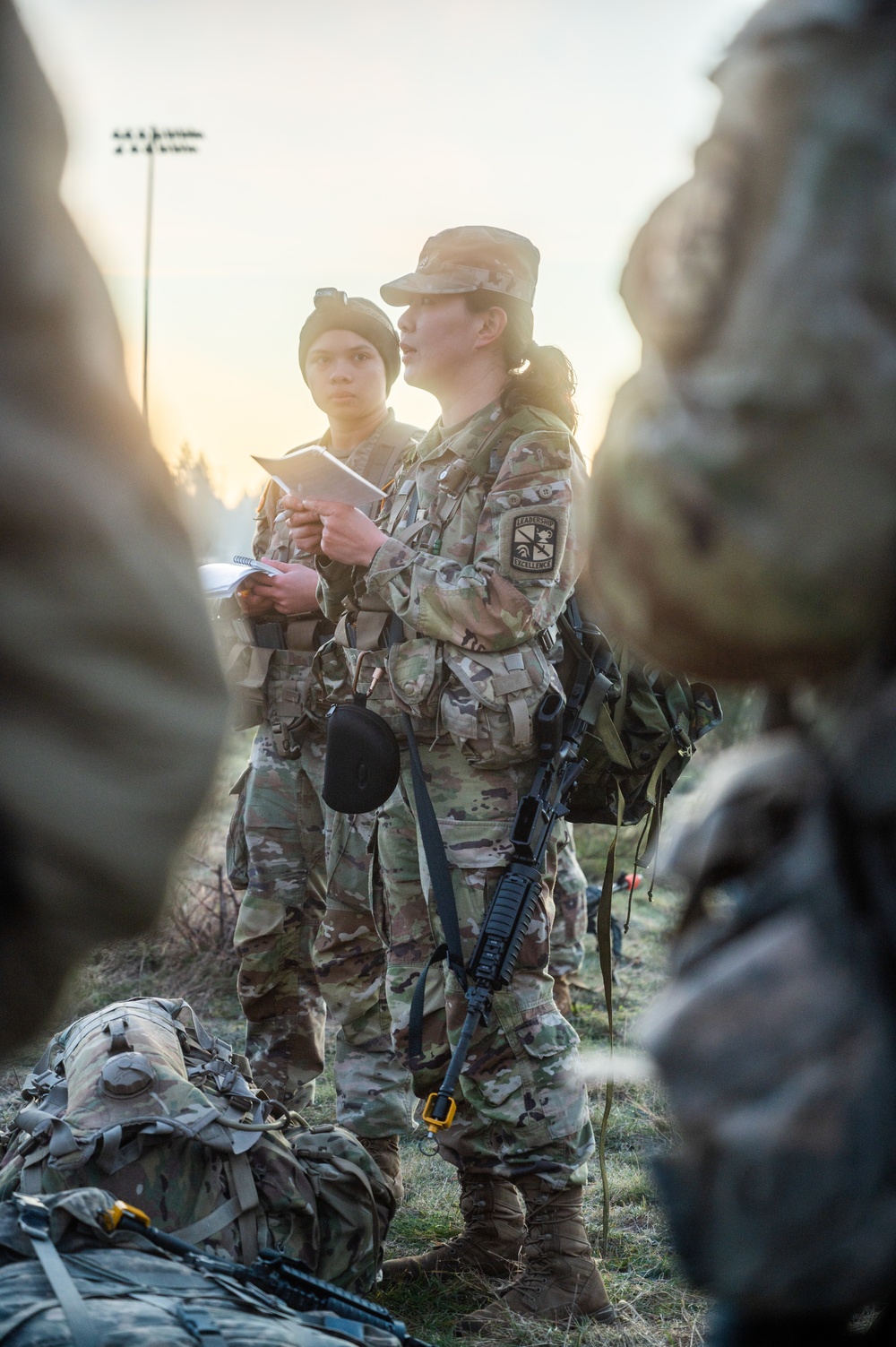Pacific Lutheran University ROTC Cadets train at JBLM for Lute Paratus