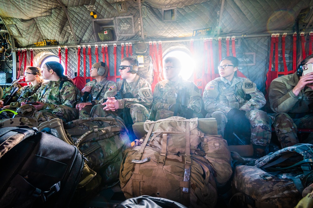 Pacific Lutheran University ROTC Cadets train at JBLM for Lute Paratus