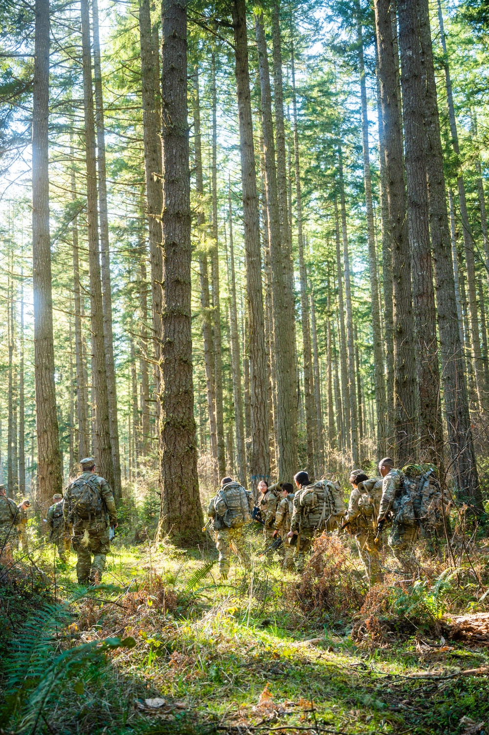 Pacific Lutheran University ROTC Cadets train at JBLM for Lute Paratus