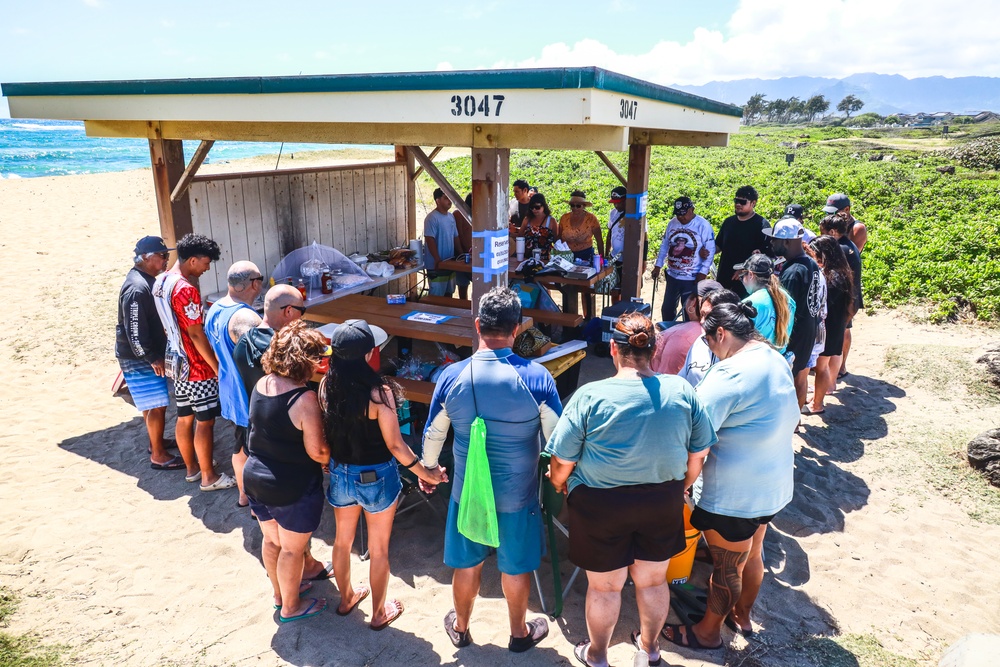 I think of you all the time: Family members’ annual visit to gravesite of U.S. Army Air Corps Pfc. Riego “Tommy” Miguel at MCBH
