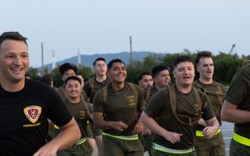 HQBN Corporals Course Motivational Run