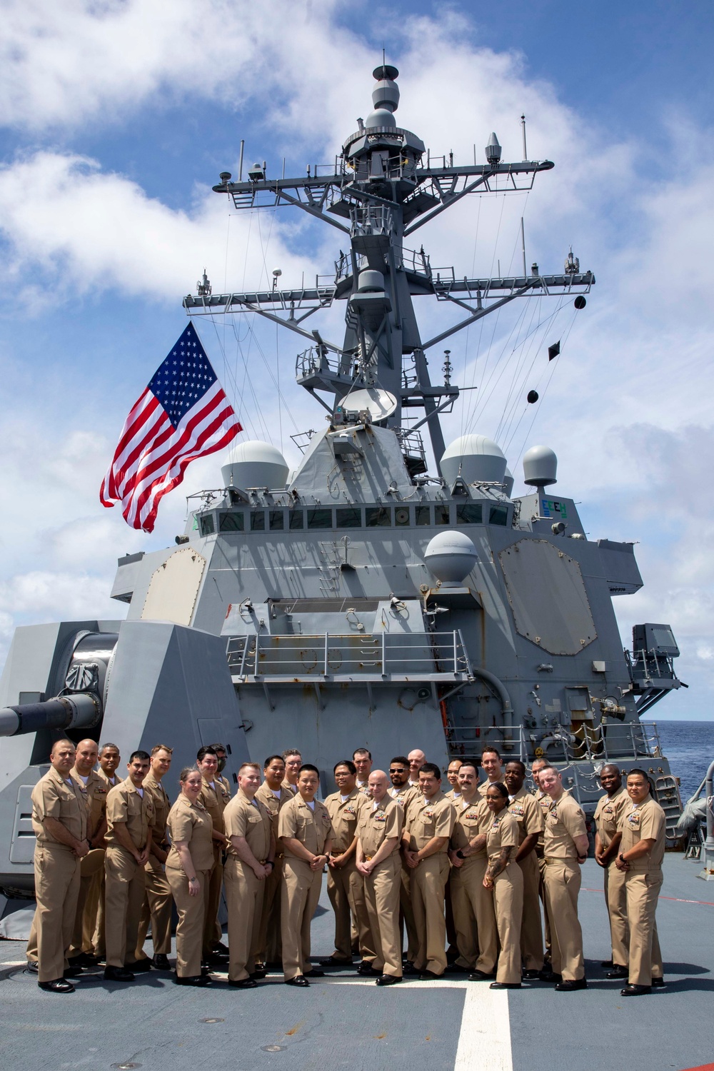 USS Ralph Johnson Conducts a Birthday Celebration for the Rank of Chief Petty Officer