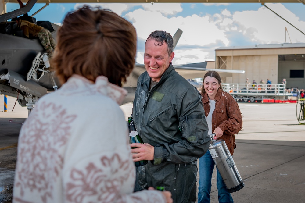 Last Ride: Reserve 944th FW Commander Takes Final Flight