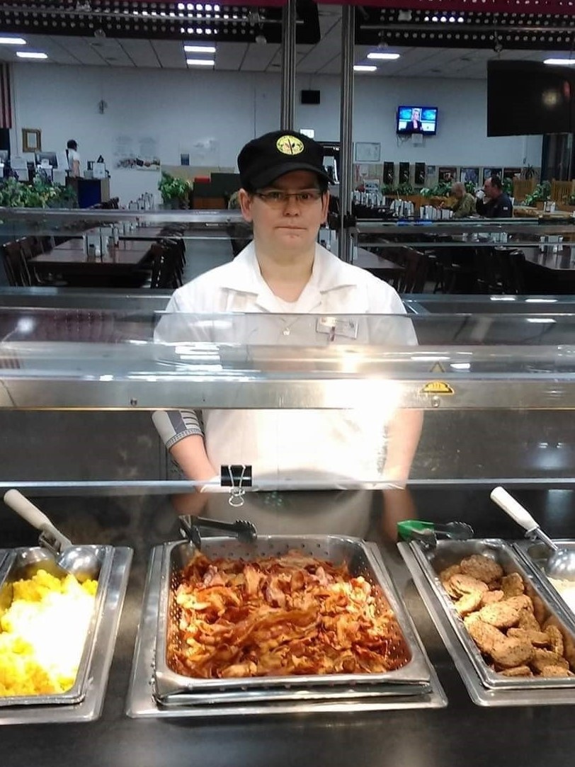 LRC Ansbach employee follows dad’s footsteps, begins her own Army career in food service