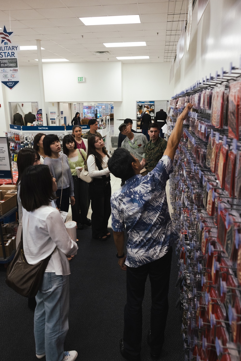 Students attending Meikai University vist Camp Hansen to learn about the US-Japan Alliance