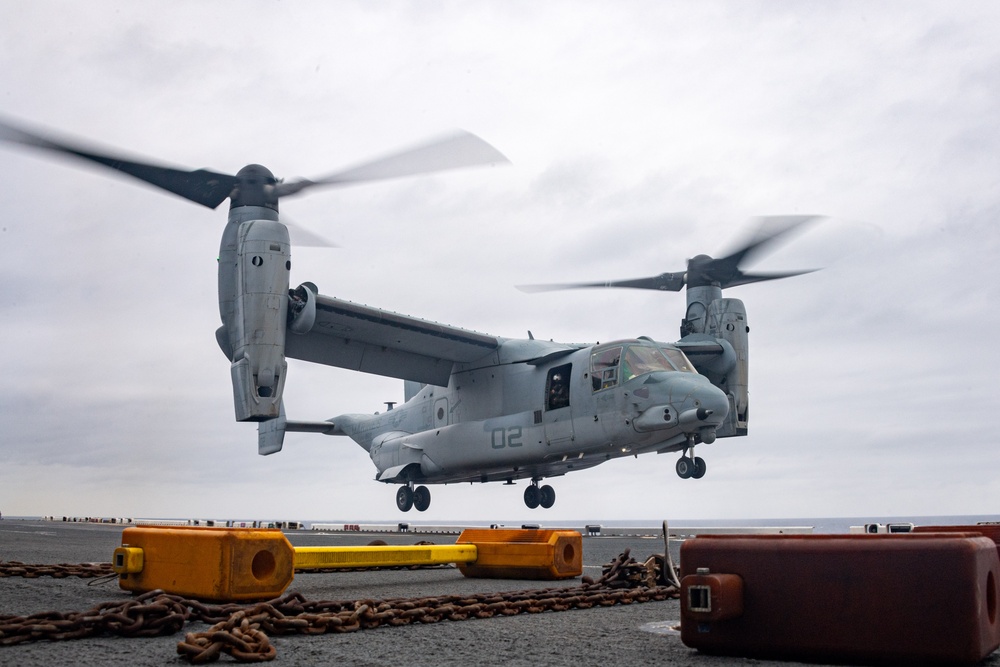 USS America (LHA 6) Conducts Flight Operations