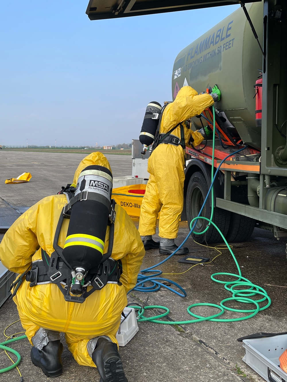 USAG Wiesbaden spill training builds on previous exercise to hone responder’s ability