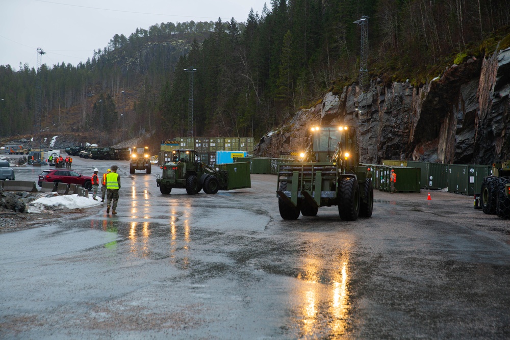 U.S. Marine Logistics: Port Operations in Support of Exercise Nordic Response 24