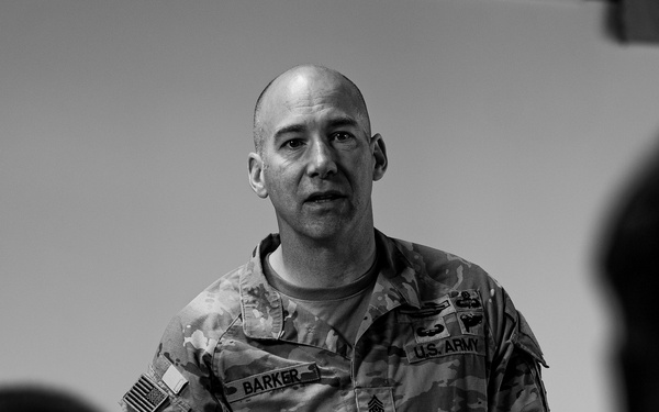XVIII ABN CORPS - CSM Bryan Barker leads NCOPD at Mihail Kogalniceanu Air Base Romania