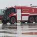 127th Civil Engineer Squadron Fire Department Fire Engine On Watch at Selfridge Air National Guard Base