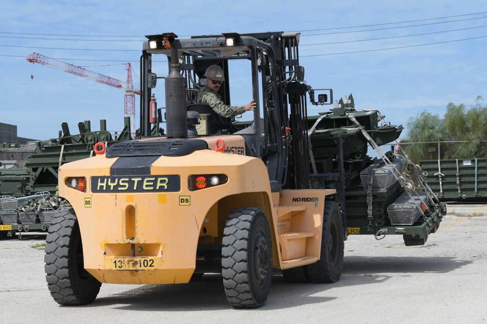 NMCB 11 ships out Medium Girder Bridge