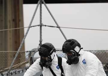 NY Guard Civil Support Team trains aboard ship