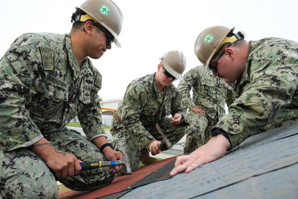 NMCB 11 at work on Naval Station Rota