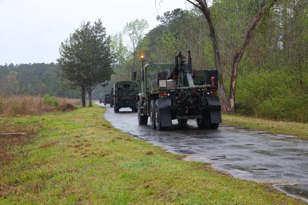 2nd DSB Conducts Long-Range Convoy Rehearsals