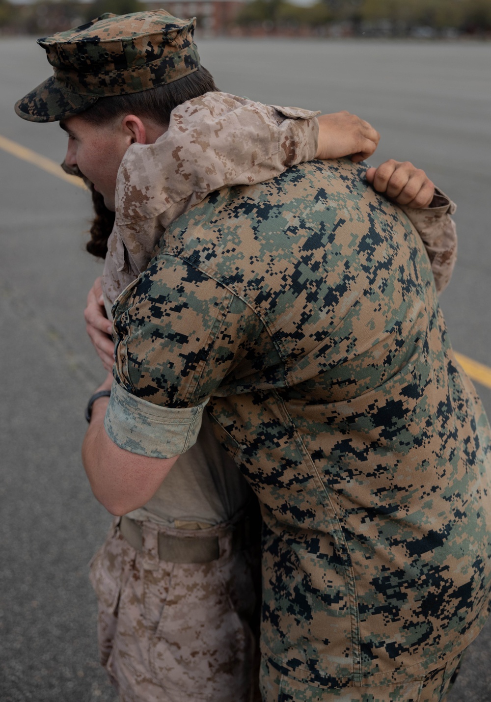 Pvt Analise Yacone receives eagle, globe and anchor