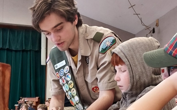 NAVFAC PWD Great Lakes and Troop 46 Eagle Scout Service Project Install Osprey Nesting Platform