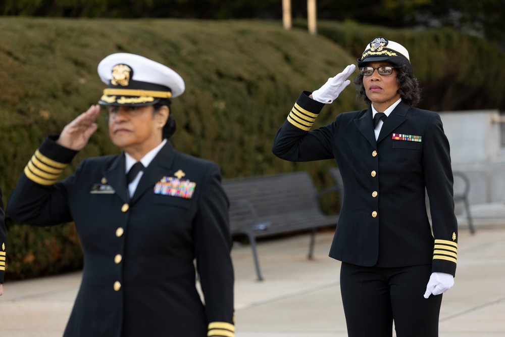 Walter Reed Chief of Staff Participates in Flag Folding Ceremony