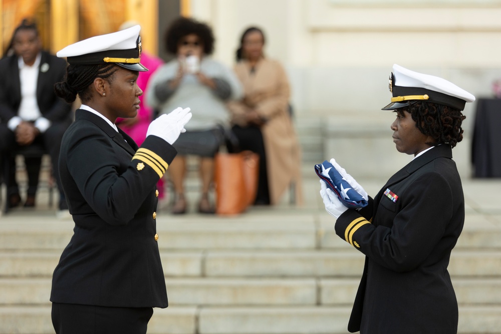 Walter Reed Chief of Staff Honored in End of Tour Flag Presentation Ceremony