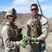 Earth Day; U.S. Marines pose for a photo with a desert tortoise