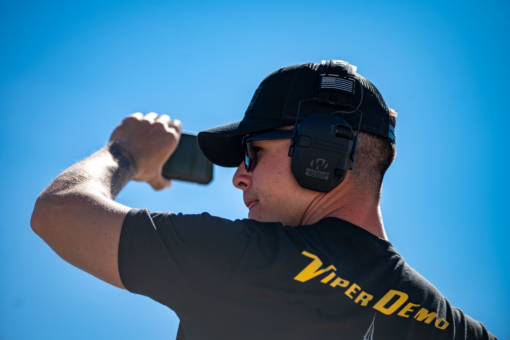 F-16 Viper Demonstration Team attends 2024 Heritage Flight Training Course