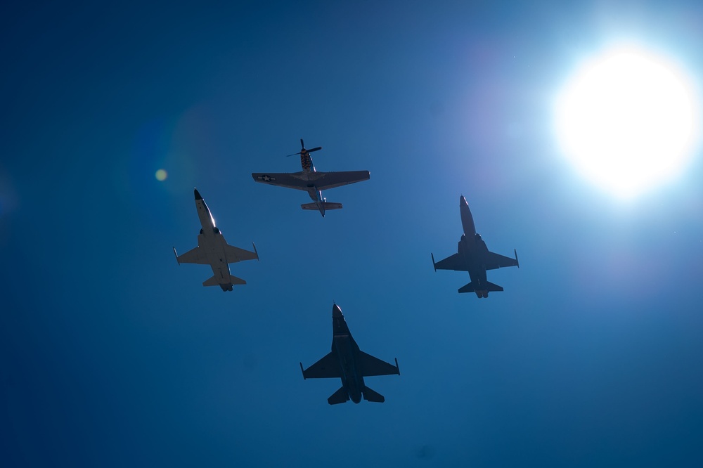 F-16 Viper Demonstration Team attends 2024 Heritage Flight Training Course