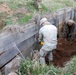 Engineers repair and replace trenches in training area