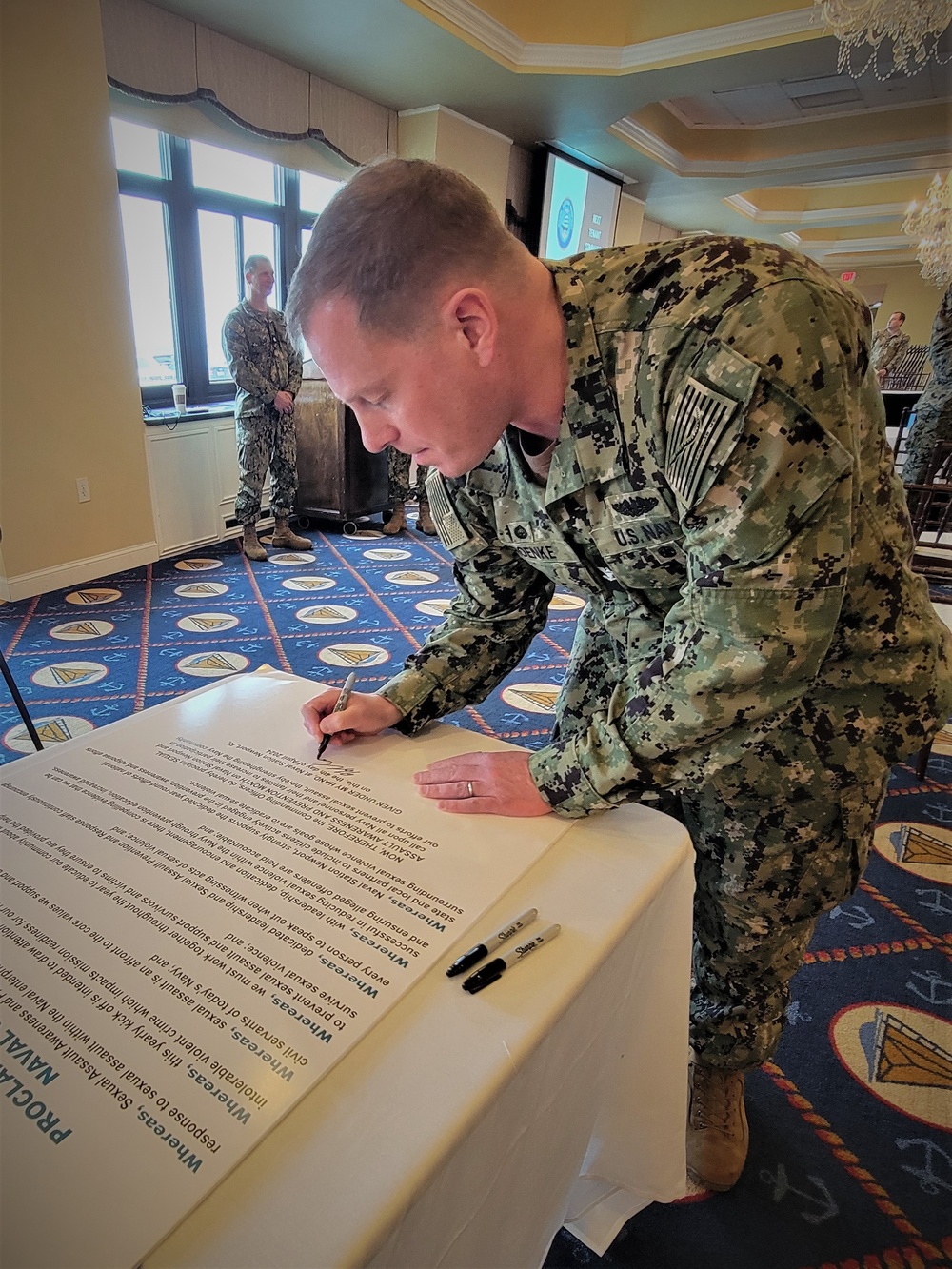 Installation Commanders Sign Proclamation During Sexual Assault Awareness and Prevention Month