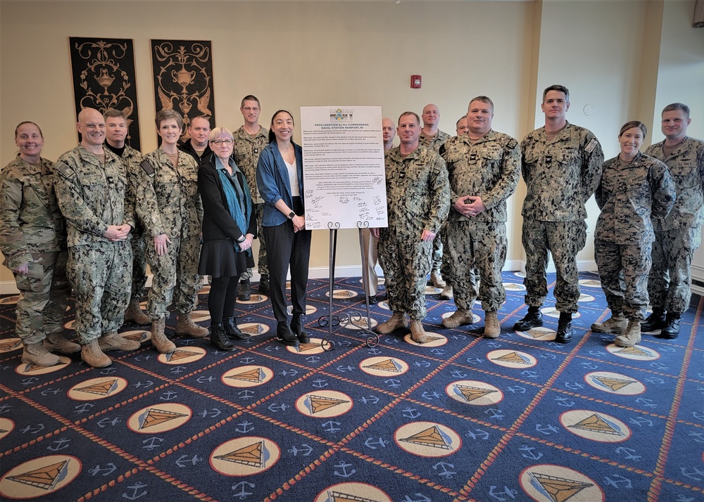 Installation Commanders Sign Sexual Assault Awareness and Prevention Month Proclamation