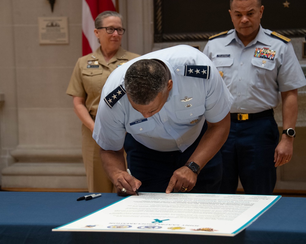 Conference of Service Academy Superintendents Sign SAPR Proclamation