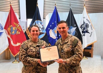 Reservist Recognized as IWTC Corry Station Instructor of the Year