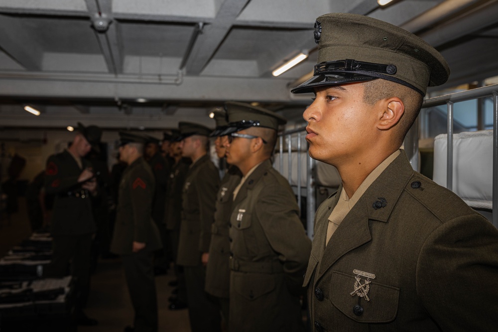 Hotel Company Battalion Commander Inspection