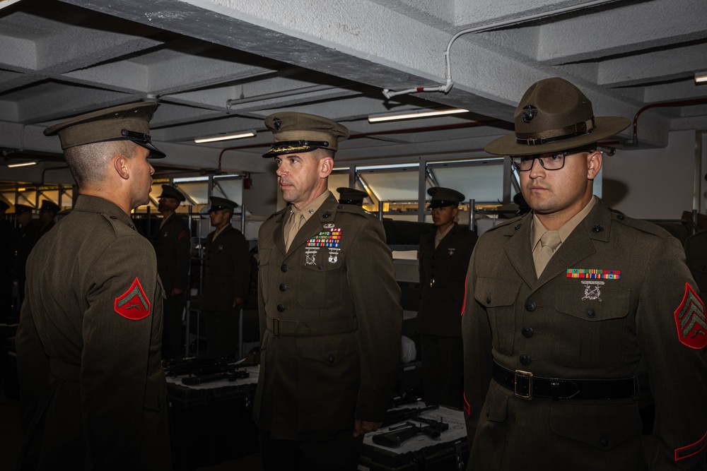 Hotel Company Battalion Commander Inspection