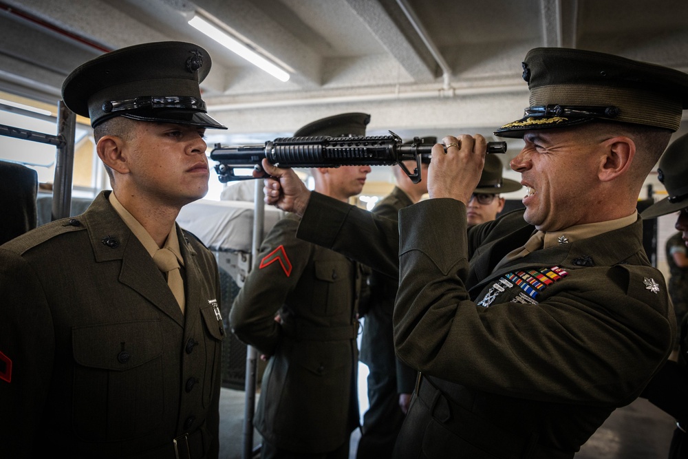 Hotel Company Battalion Commander Inspection