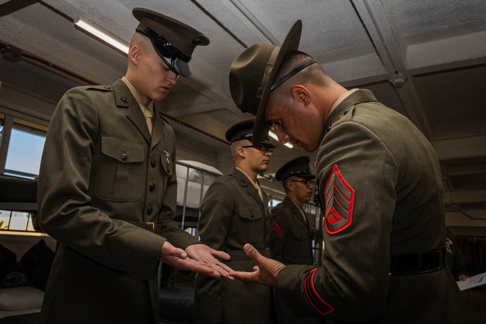 Hotel Company Battalion Commander Inspection