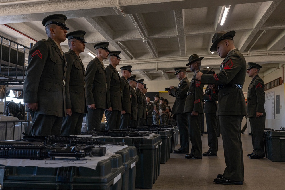 Hotel Company Battalion Commander Inspection