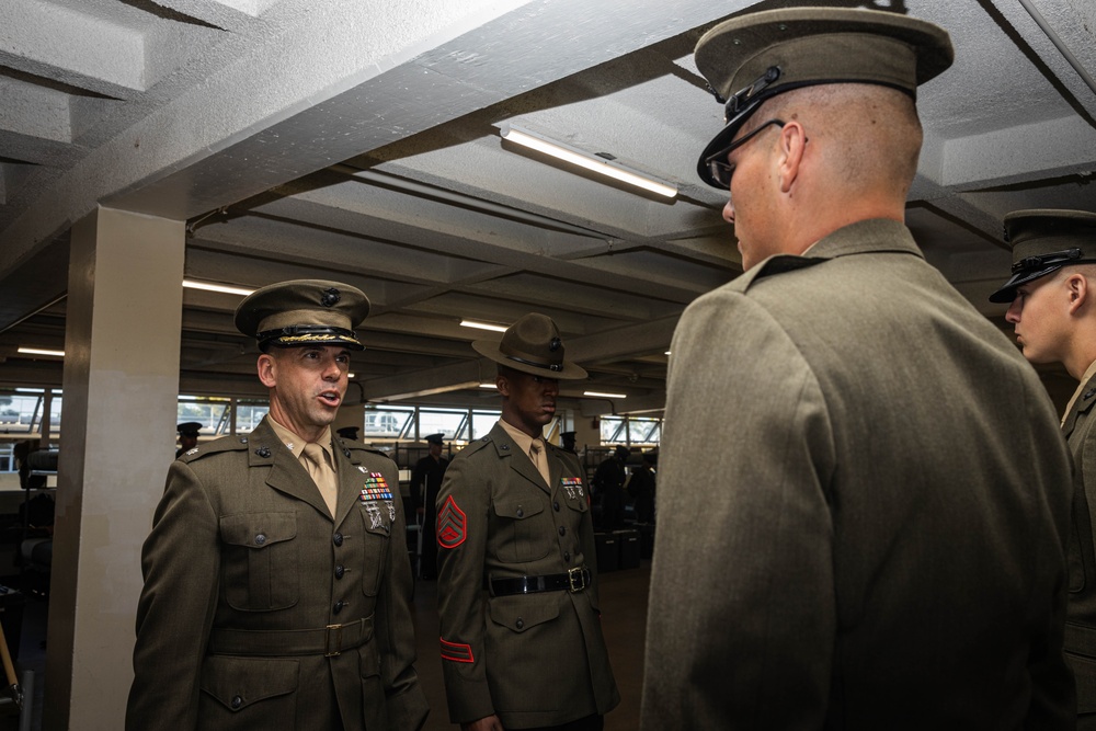 Hotel Company Battalion Commander Inspection
