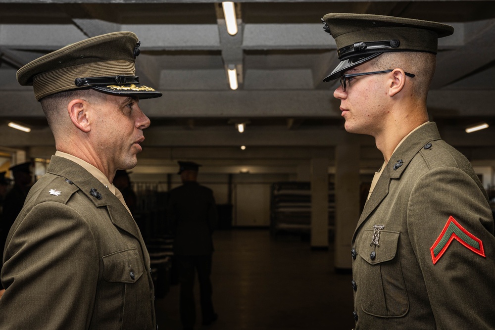 Hotel Company Battalion Commander Inspection