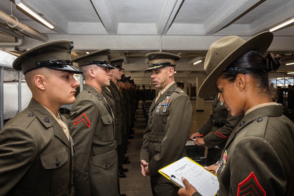 Hotel Company Battalion Commander Inspection