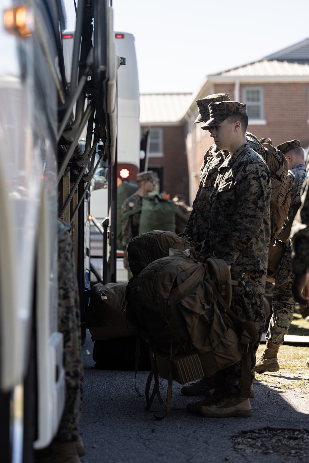 24th MEU Command Element Departs for the USS Wasp